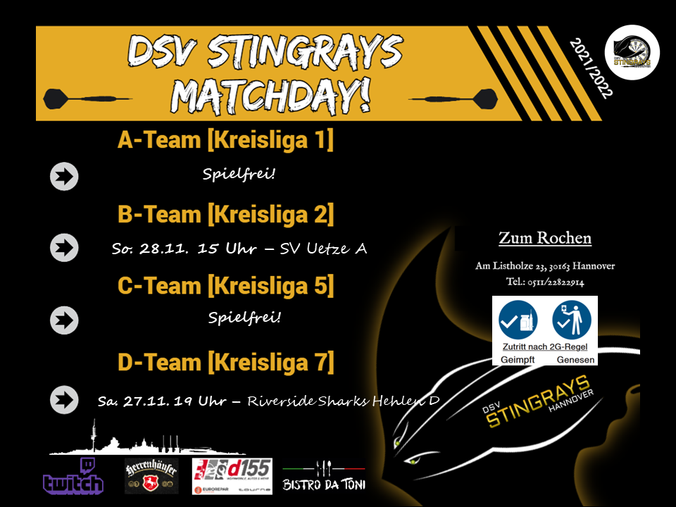 2 Teams im Einsatz - DBH Ligen Spieltag 5