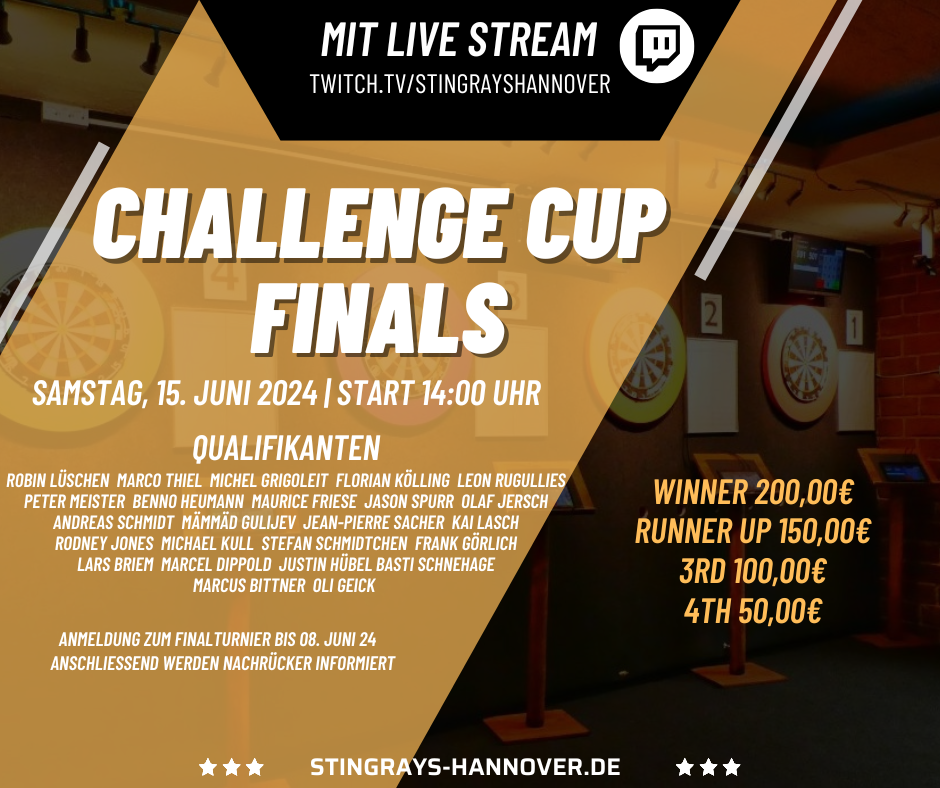 📢Anmeldung ✍️ zu den Stingray Challenge Cup Finals offen!📢